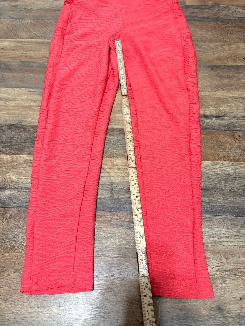 Fawn Activewear Coral Textured Flare Leggings Women’s XL